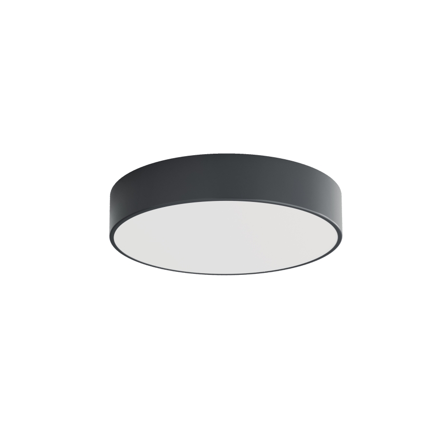 Brilagi - Plafon łazienkowy z czujnikiem ruchu i zmierzchu CLARE 3xE27/24W/230V, średnica 40 cm, antracyt, IP54