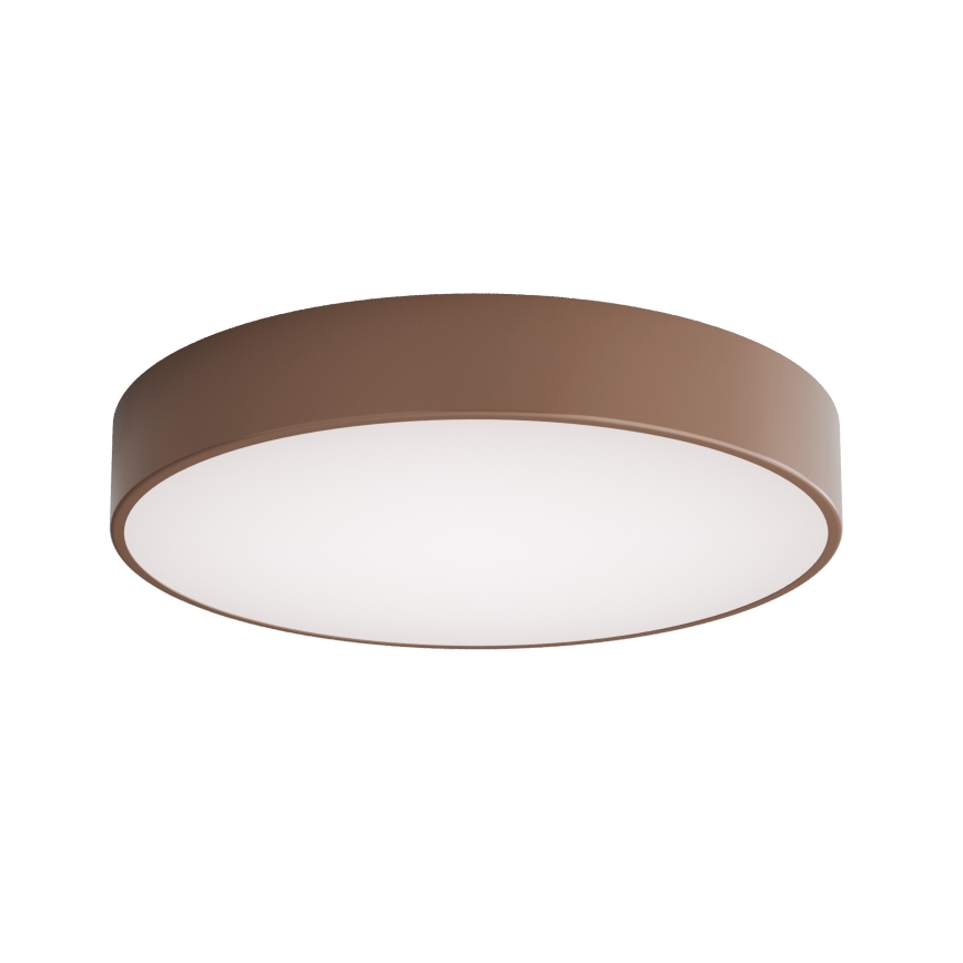Brilagi - Plafon łazienkowy z czujnikiem ruchu i zmierzchu CLARE 4xE27/24W/230V Ø 50 cm brązowy IP54