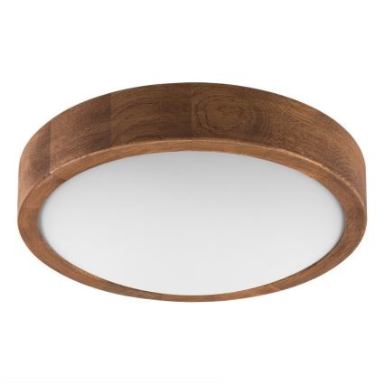 BRILAGI - Oprawa sufitowa LED CARVALHO SLIM 1xE27/15W/230V dąb/wiśnia średnica 27 cm