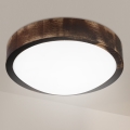 Brilagi - Oprawa sufitowa LED CARVALHO SLIM SMOKEY LED/20W/230V dąb śr. 27,5 cm