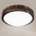 Brilagi - Oprawa sufitowa LED CARVALHO SLIM SMOKEY LED/20W/230V dąb śr. 27,5 cm