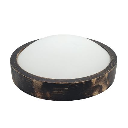 Brilagi - Oprawa sufitowa LED CARVALHO SLIM SMOKEY LED/20W/230V dąb śr. 27,5 cm