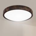 Brilagi - Oprawa sufitowa LED CARVALHO SLIM SMOKEY LED/36W/230V dąb śr. 37,5 cm