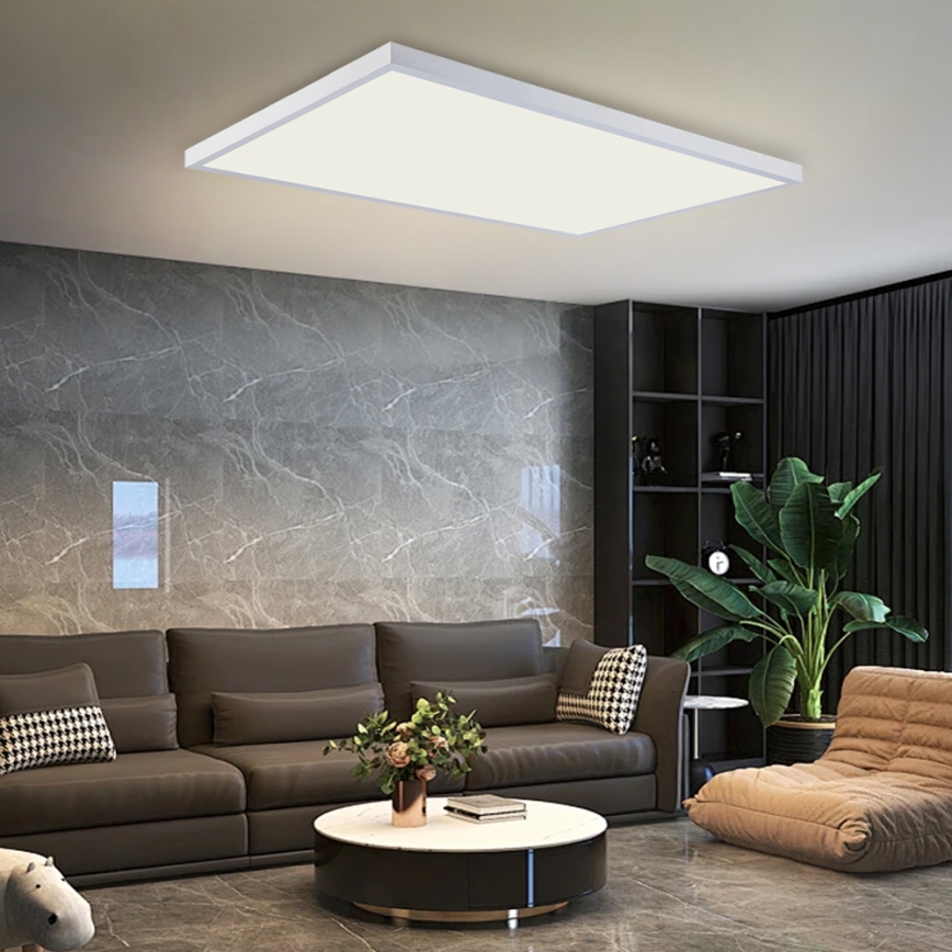 Brilagi - LED Łazienkowa oprawa sufitowa FRAME LED/96W/230V 120x60 cm 3000/4000/6000K IP44 biała