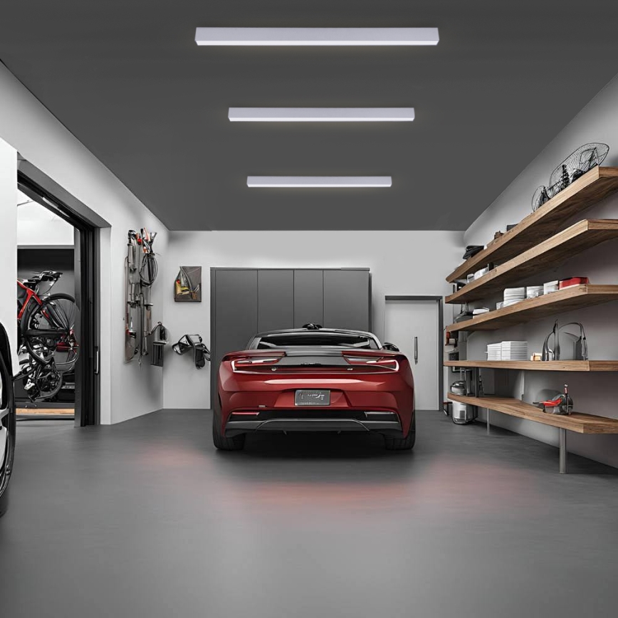 Brilagi - LED łazienkowa oprawa sufitowa SLEEKLINE LED/40W/230V 3000/4500/6000K srebrna IP44