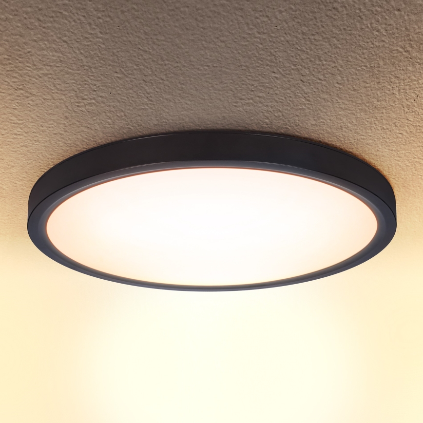Brilagi - Oprawa sufitowa LED ESTELA LED/18W/230V śr. 30 cm czarna