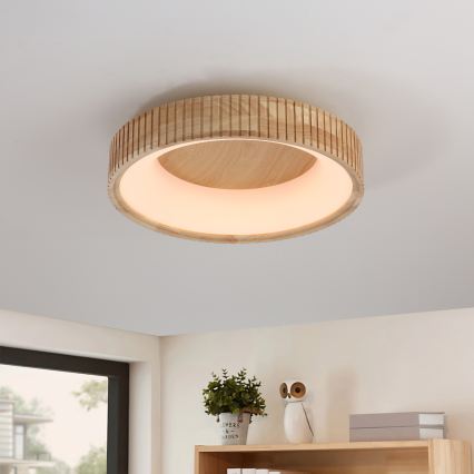 Brilagi - Oprawa sufitowa LED FALCON WOOD MODERN LED/30W/230V 3000/4000/6000K Ø 45 cm drewno