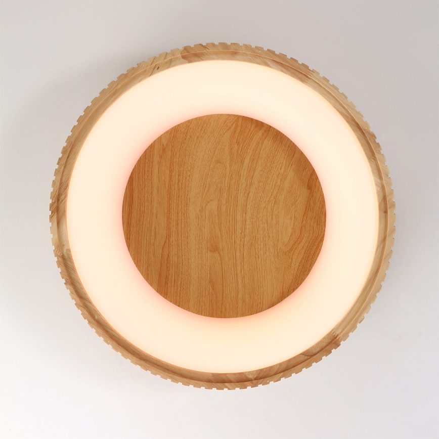Brilagi - Oprawa sufitowa LED FALCON WOOD MODERN LED/30W/230V 3000/4000/6000K Ø 45 cm drewno