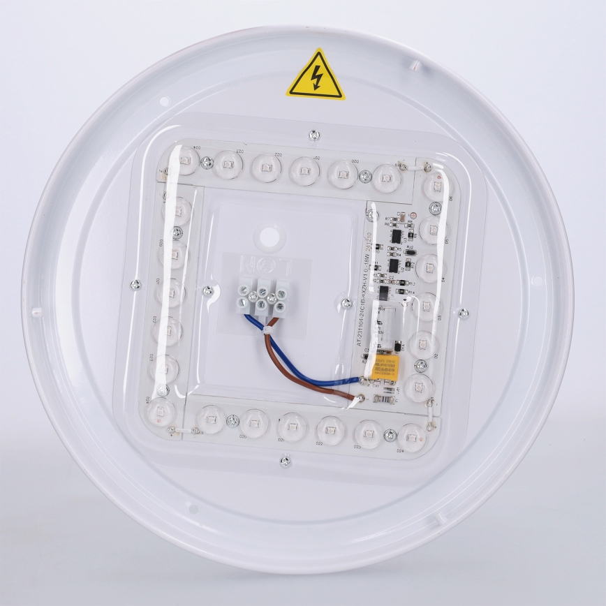 Brilagi - Oprawa sufitowa LED FLOCO LED/24W/230V śr. 30 cm dekor drewna/czarna