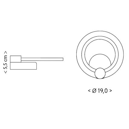 Brilagi - Oprawa sufitowa LED MODERN MINI LED/16W/230V 3000/4000/6000K