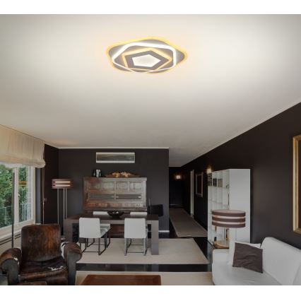 Brilagi - Ściemnialna oprawa sufitowa LED MODERN MINI, 53 W, 230 V, 3000–6000 K, śr. 30 cm + pilot zdalnego sterowania