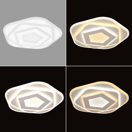 Brilagi - Ściemnialna oprawa sufitowa LED MODERN MINI, 53 W, 230 V, 3000–6000 K, śr. 30 cm + pilot zdalnego sterowania