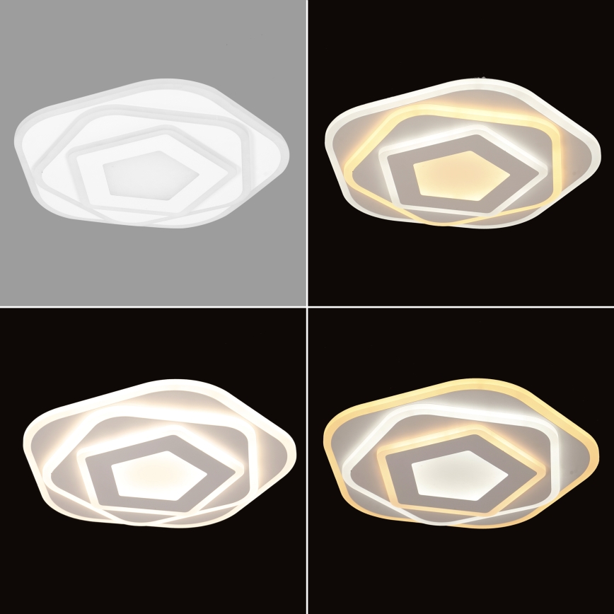 Brilagi - Ściemnialna oprawa sufitowa LED MODERN MINI, 53 W, 230 V, 3000–6000 K, śr. 30 cm + pilot zdalnego sterowania