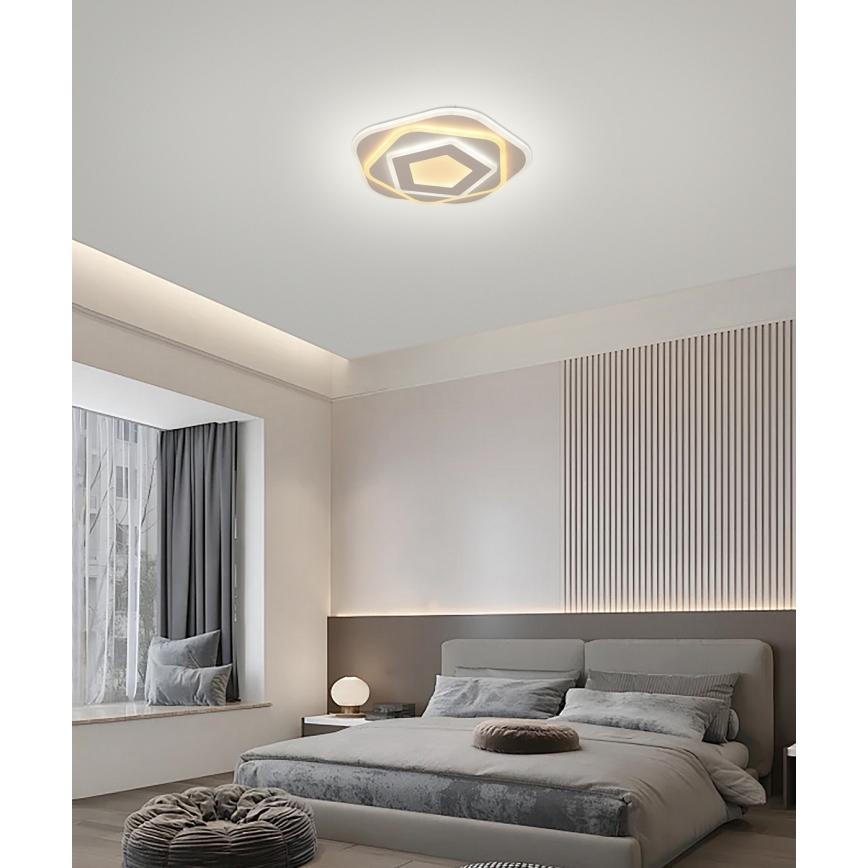 Brilagi - Ściemnialna oprawa sufitowa LED MODERN MINI, 53 W, 230 V, 3000–6000 K, śr. 30 cm + pilot zdalnego sterowania