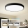 Brilagi - Oprawa sufitowa LED POOL/100W/230V 3000/4500/6000K, średnica 80 cm, czarna
