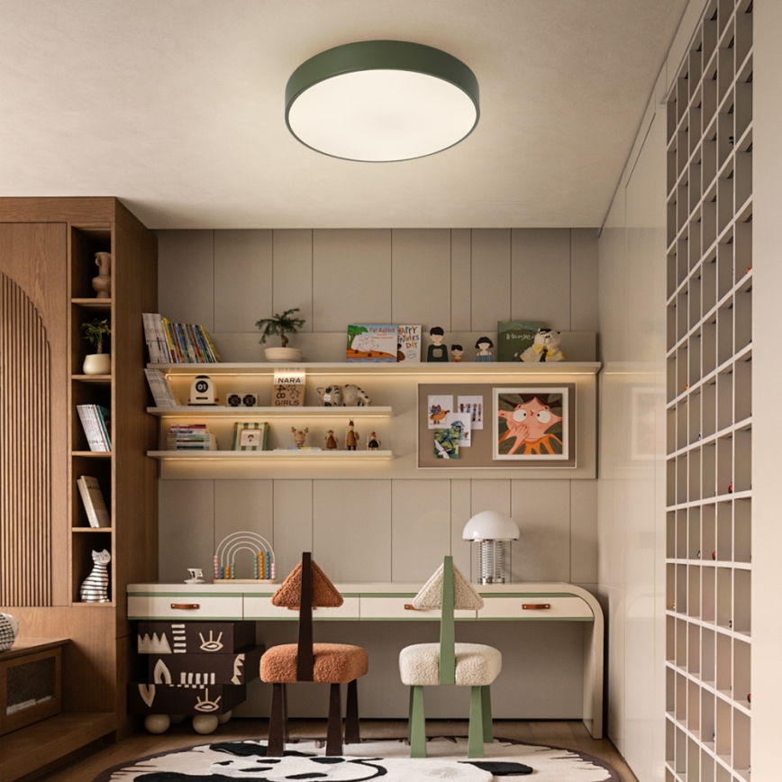 Brilagi - LED oprawa sufitowa POOL LED/48W/230V 3000/4000/6000K Ø 40 cm zielona