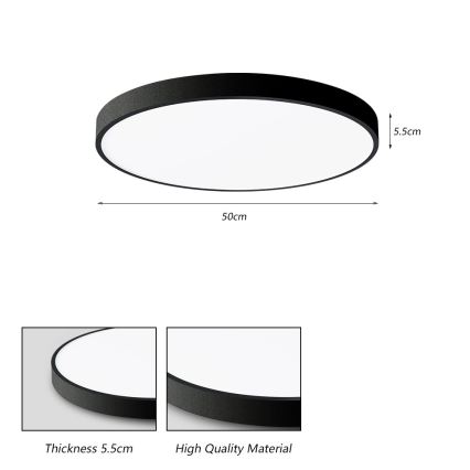 Brilagi - Oprawa sufitowa LED POOL 60W/230V 3000/4000/6000K 50 cm