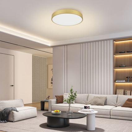 Brilagi - Oprawa sufitowa LED POOL 60W/230V 3000/4500/6000K śr. 60 cm złota