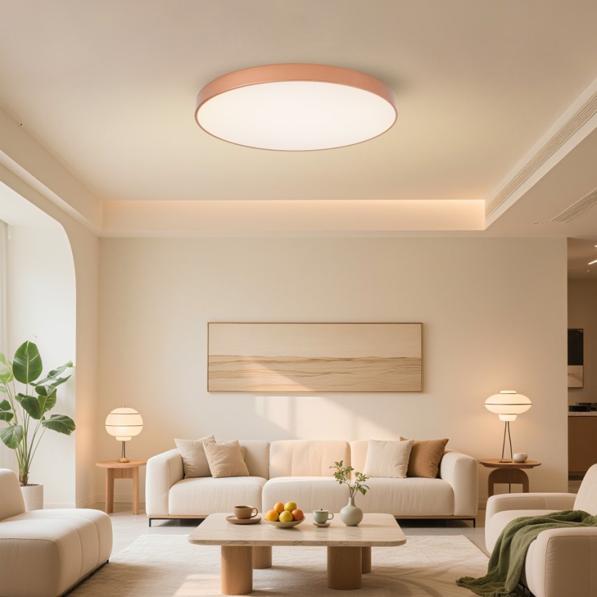 Brilagi - Oprawa sufitowa LED POOL LED/100W/230V 3000/4000/6000K Ø 80 cm brązowa