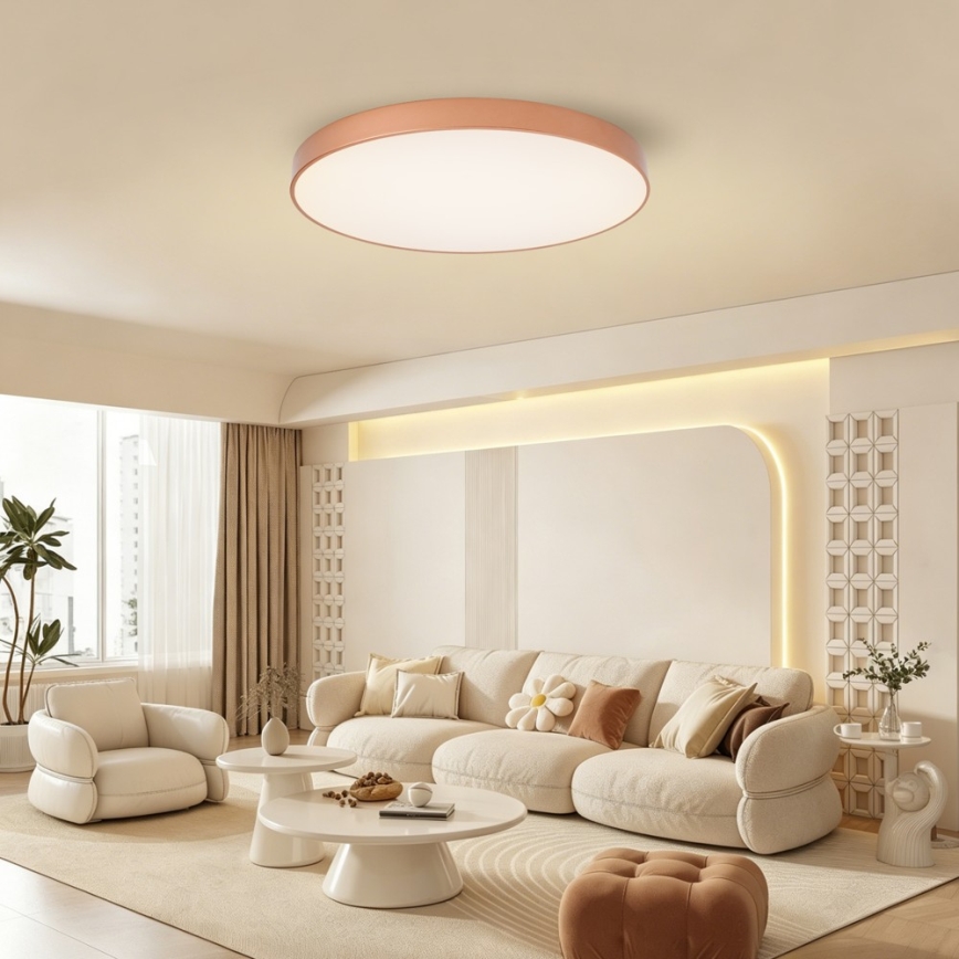Brilagi - Oprawa sufitowa LED POOL LED/100W/230V 3000/4000/6000K Ø 80 cm brązowa