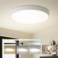 Brilagi - Oprawa sufitowa LED POOL LED/100W/230V 3000/4000/6000K Ø 80 cm biała
