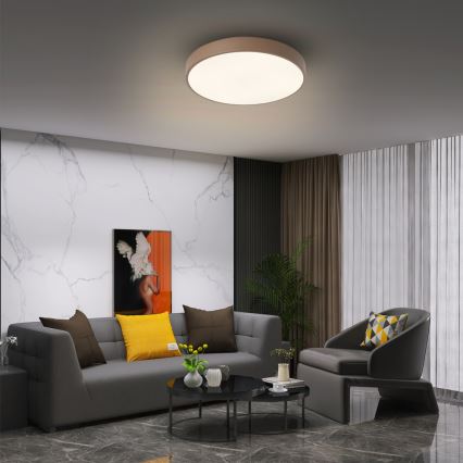 Brilagi - Oprawa sufitowa LED POOL LED/36W/230V 3000/4000/6000K Ø 30 cm, brązowa