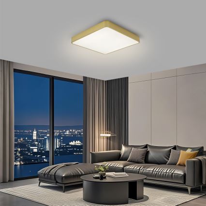 Brilagi - Oprawa sufitowa LED POOL LED/36W/230V 3000/4000/6000K 40x40 cm złota