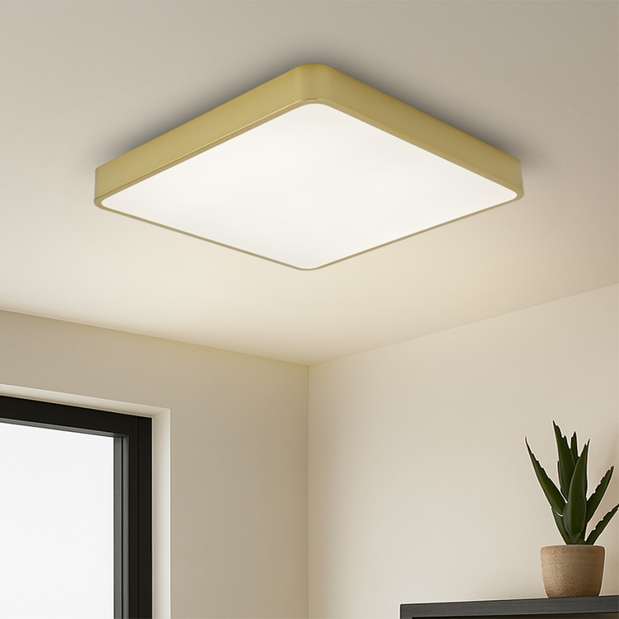 Brilagi - Oprawa sufitowa LED POOL LED/36W/230V 3000/4500/6000K 40x40 cm złota