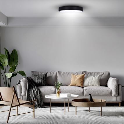 Brilagi - Oprawa sufitowa LED POOL LED/36W/230V 3000/4500/6000K śr. 30 cm czarna