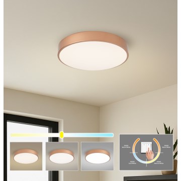 Brilagi - Oprawa sufitowa LED POOL LED/48W/230V 3000/4000/6000K śr. 40 cm brązowa