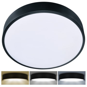 Brilagi - Oprawa sufitowa LED POOL LED/48W/230V 3000/4500/6000K śr. 40 cm czarna