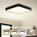 Brilagi - Oprawa sufitowa LED POOL SQUARE LED/48W/230V 3000/4000/6000K 50x50 cm czarna