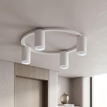 Brilagi - LED RGBW ściemnialna oprawa sufitowa SELE 4xGU10/6,5W/230V 2700-6500K biała