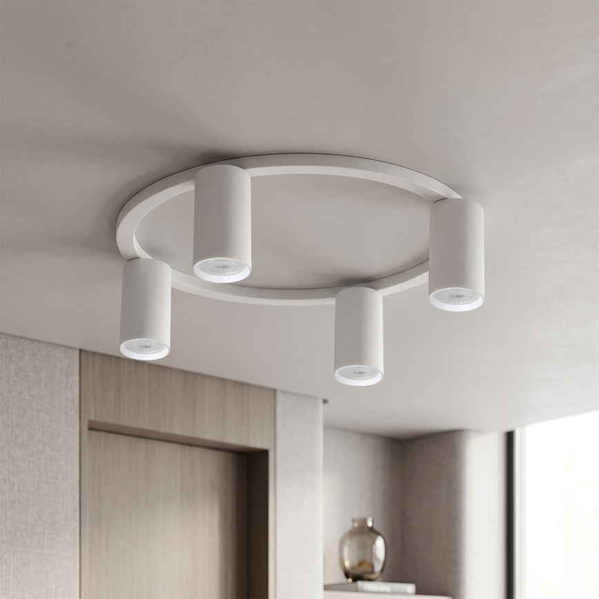 Brilagi - LED RGBW ściemnialna oprawa sufitowa SELE 4xGU10/6,5W/230V 2700-6500K biała