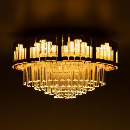 BRILAGI - LED ściemnialna oprawa sufitowa CROWN LED/41W/230V 3000-6000K śr. 48 cm złota + pilot zdalnego sterowania
