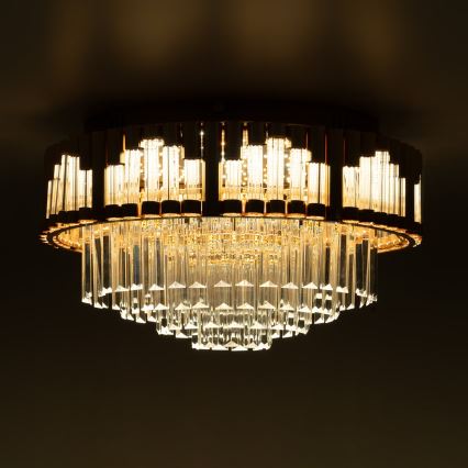 BRILAGI - LED ściemnialna oprawa sufitowa CROWN LED/41W/230V 3000-6000K śr. 48 cm złota + pilot zdalnego sterowania
