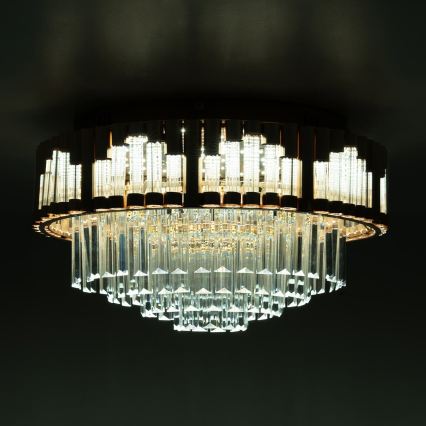 BRILAGI - LED ściemnialna oprawa sufitowa CROWN LED/41W/230V 3000-6000K śr. 48 cm złota + pilot zdalnego sterowania