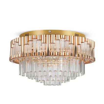 BRILAGI - LED ściemnialna oprawa sufitowa CROWN LED/41W/230V 3000-6000K śr. 48 cm złota + pilot zdalnego sterowania