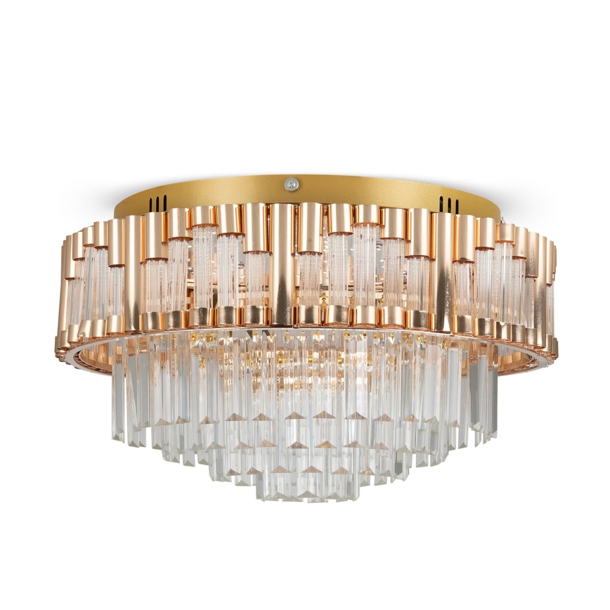 BRILAGI - LED ściemnialna oprawa sufitowa CROWN LED/41W/230V 3000-6000K śr. 48 cm złota + pilot zdalnego sterowania