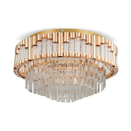 BRILAGI - LED ściemnialna oprawa sufitowa CROWN LED/41W/230V 3000-6000K śr. 48 cm złota + pilot zdalnego sterowania