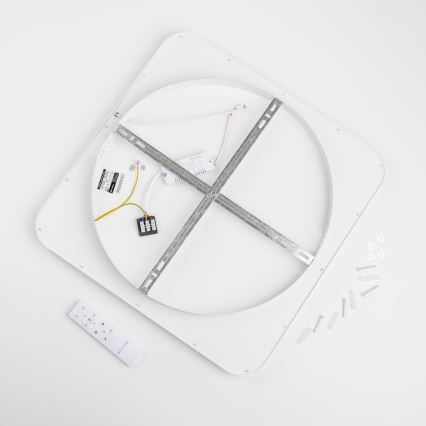 Brilagi - LED ściemnialna oprawa sufitowa FALCON SLIM LED/50W/230V 3000-6500K 50x50 cm biała + pilot zdalnego sterowania
