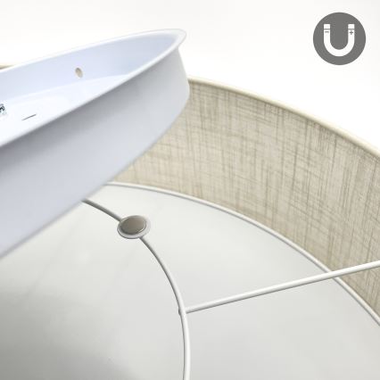 Brilagi - Oprawa sufitowa LED SIRIJA 4xE27/60W/230V, śr. 60 cm, kremowa