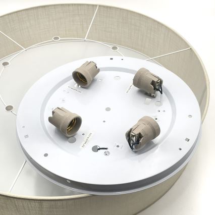 Brilagi - Oprawa sufitowa LED SIRIJA 4xE27/60W/230V, śr. 60 cm, kremowa