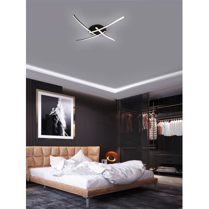 Brilagi - LED oprawa sufitowa STRIPES LED/32W/230V 60x60 cm czarna
