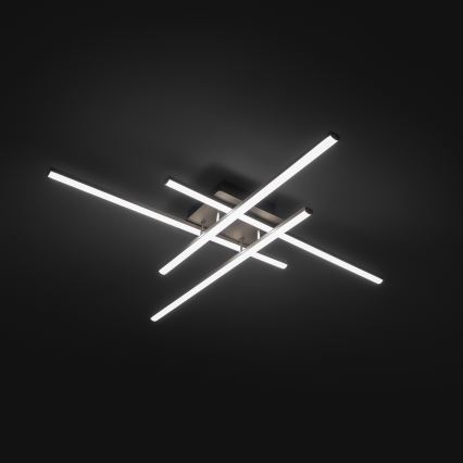 Brilagi - LED Oprawa sufitowa STRIPES LED/37W/230V 68x68 cm srebrna