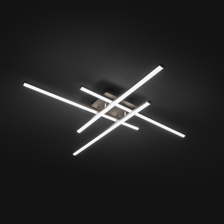 Brilagi - LED Oprawa sufitowa STRIPES LED/37W/230V 68x68 cm srebrna