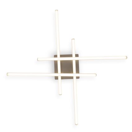Brilagi - LED Oprawa sufitowa STRIPES LED/37W/230V 68x68 cm srebrna