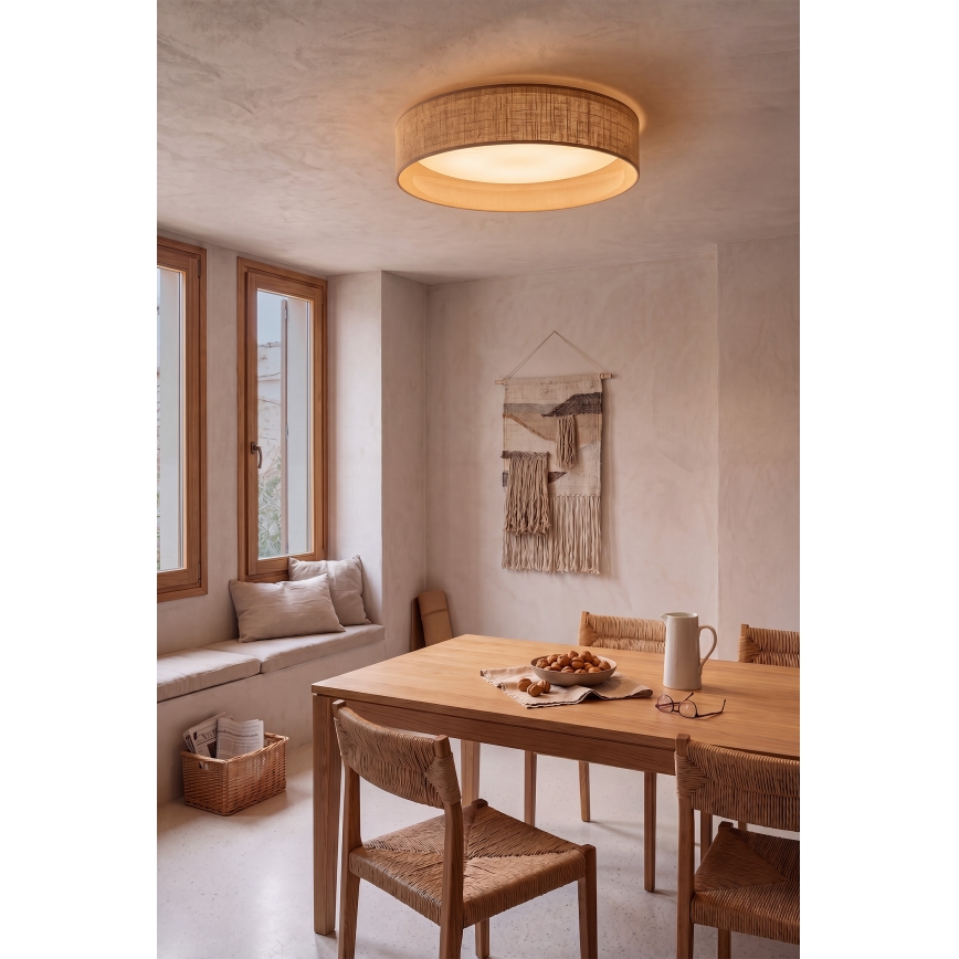 BRILAGI - Oprawa sufitowa LED VELVET SIMPLE LED/24W/230V 3000K, średnica 45 cm, beżowa
