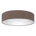 Brilagi - Oprawa sufitowa LED VELVET SIMPLE LED/36W/230V 3000K śr. 55 cm brązowa