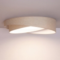 BRILAGI - Oprawa sufitowa LED VELVET TWIST LED/24W/230V 4000K śr. 55 cm beżowa